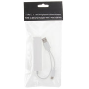 Per Galaxy S8 e S8 + / LG G6 / Huawei P10 e P10 Plus / Xiaomi Mi6 e Max 2 e altri smartphone, 3 Port USB+RJ45+USB Male