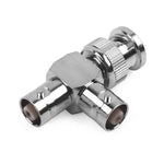 Adattatore coassiale BNC maschio a 2 BNC femmina 3 vie