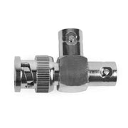Adattatore coassiale connettore BNC maschio + 2 x BNC femmina, Coaxial Adapte