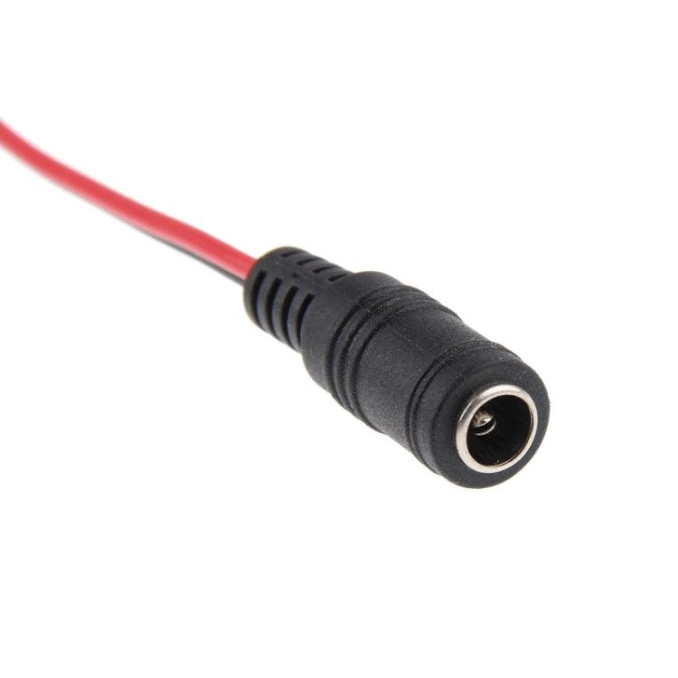 Adattatore connettore cilindrico femmina di alimentazione CC da 100 pezzi 5,5 x 2,1 mm per controller luci LED, lunghezza: 30 cm