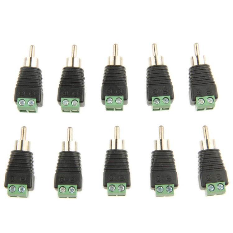 Spina connettore jack alimentazione RC verde 10 pezzi