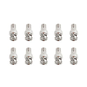 10 connettori da spina BNC a jack F, disponibili in struttura durevole, BNC Plug