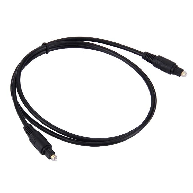 Cavo Toslink in fibra ottica audio digitale, lunghezza cavo: 1 m, diametro esterno: 4,0 mm (placcato oro), 1m