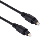 Cavo Toslink in fibra ottica audio digitale, lunghezza cavo: 1 m, diametro esterno: 4,0 mm (placcato oro), 1m