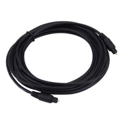 Cavo Toslink in fibra ottica audio digitale, lunghezza cavo: 5 m, diametro esterno: 4,0 mm (placcato oro), 5m