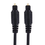 Cavo Toslink in fibra ottica audio digitale, lunghezza cavo: 5 m, diametro esterno: 4,0 mm (placcato oro), 5m