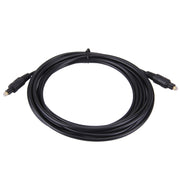 Cavo Toslink in fibra ottica audio digitale, lunghezza cavo: 3 m, diametro esterno: 4,0 mm (placcato oro), 3m