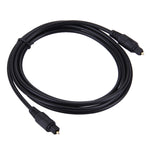 Cavo Toslink in fibra ottica audio digitale, lunghezza cavo: 2 m, diametro esterno: 4,0 mm (placcato oro), 2m
