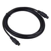 Cavo Toslink in fibra ottica audio digitale, lunghezza cavo: 2 m, diametro esterno: 4,0 mm (placcato oro), 2m