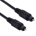Cavo Toslink in fibra ottica audio digitale, diametro esterno: 4,0 mm (placcato oro), 1.5m