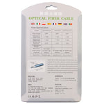 Cavo Toslink in fibra ottica audio digitale, diametro esterno: 4,0 mm (placcato oro), 1.5m