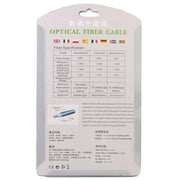 Cavo Toslink in fibra ottica audio digitale, diametro esterno: 4,0 mm (placcato oro), 1.5m