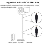 Cavo Toslink in fibra ottica audio digitale, diametro esterno: 4,0 mm (placcato oro), 1.5m