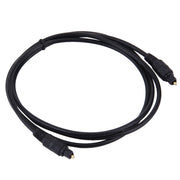Cavo Toslink in fibra ottica audio digitale, diametro esterno: 4,0 mm (placcato oro), 1.5m