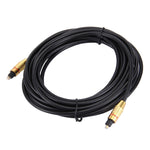 Cavo Toslink in fibra ottica audio digitale, lunghezza cavo: 5 m, diametro esterno: 5,0 mm, 5m