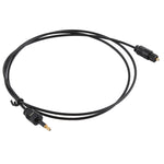 Cavo audio ottico digitale TOSLink maschio a maschio da 3,5 mm, lunghezza: 0,8 m, diametro esterno: 2,2 mm