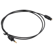 Cavo audio ottico digitale TOSLink maschio a maschio da 3,5 mm, lunghezza: 0,8 m, diametro esterno: 2,2 mm