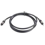 Cavo audio ottico digitale TOSLink maschio a maschio da 3,5 mm, lunghezza: 1,5 m, diametro esterno: 5,0 mm (placcato oro)