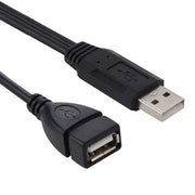 Cavo adattatore USB 2.0 maschio a 2 doppi jack USB femmina per computer/laptop, lunghezza: circa 30 cm, USB 2.0 AM to 2 USB 2.0 AF