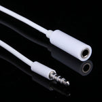 Cavo audio stereo jack da 3,5 mm maschio a 2 femmine per iPhone 6S e 6S Plus e 6 e 6 Plus e 5, iPad Air 2 e Air, Samsung, iPod laptop, MP3, lunghezza: 24 cm, 3.5mm Male to 2 Female