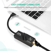 Adattatore Ethernet USB 3.0 10/100/1000Mbps per laptop, Plug and play, USB 3.0 1000 Mbps