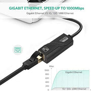 Adattatore Ethernet USB 3.0 10/100/1000Mbps per laptop, Plug and play, USB 3.0 1000 Mbps