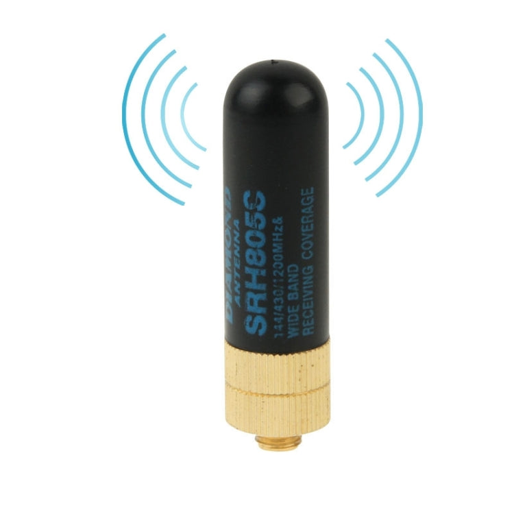 Antenna radio portatile dual band VHF UHF SMA-F 4,5 cm