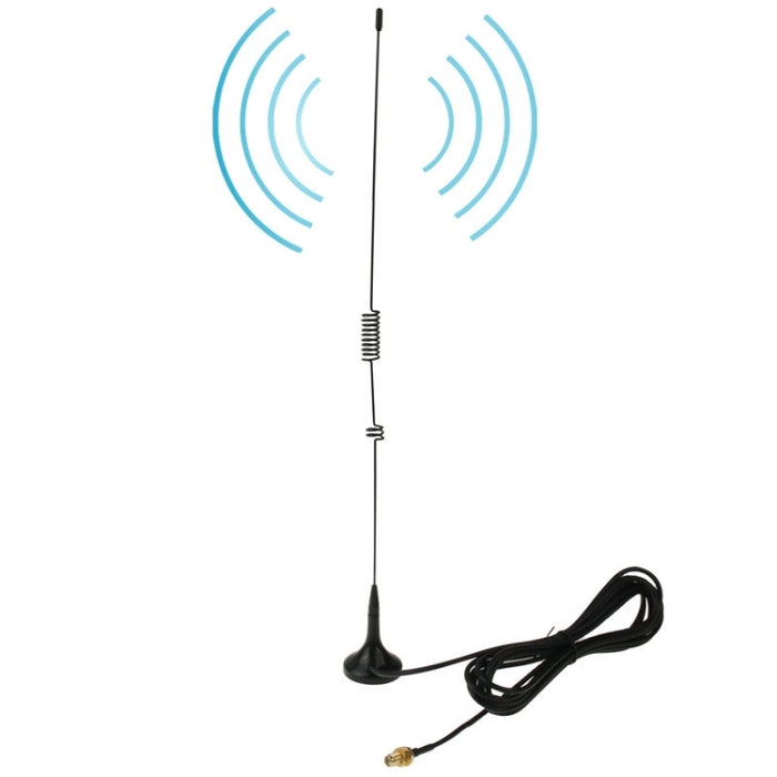 NAGOYA UT-106UV Antenna mobile magnetica dual band SMA femmina per walkie-talkie, lunghezza antenna: 37 cm