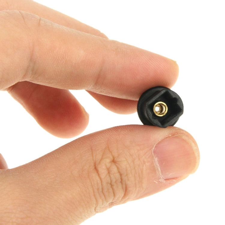 Adattatore in fibra ottica da quadrato a rotondo da 3,5 mm placcato in oro, 90 Degree Digital Audio Optical Fiber