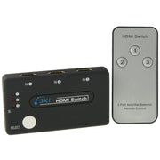 Mini selettore 3x1 HD 1080P HDMI V1.3 con telecomando per HDTV/STB/DVD/proiettore/DVR, 1x3 HDMI V1.3