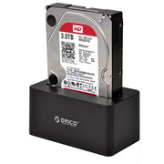 ORICO 6619US3 Docking station per disco rigido Super Speed USB 3.0 a SATA da 5 Gbps per disco rigido da 2,5 pollici/3,5 pollici, 6619US3