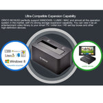 ORICO 6619US3 Docking station per disco rigido Super Speed USB 3.0 a SATA da 5 Gbps per disco rigido da 2,5 pollici/3,5 pollici, 6619US3