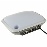 3 HUB USB con luce LED, lunghezza cavo: 1 m