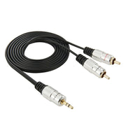 Cavo audio jack stereo da 3,5 mm a 2 RCA maschio, lunghezza: 1,5 m, 2 RCA, Length: 1.5m