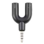 Adattatore splitter per cuffie e microfono femmina da 3,5 mm stereo maschio a 3,5 mm
