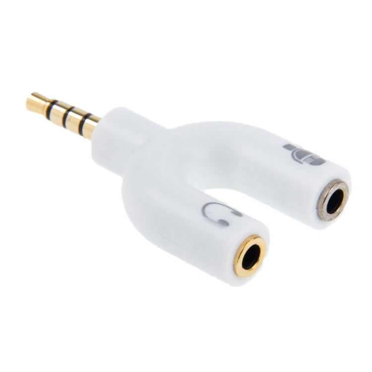 Adattatore splitter per cuffie e microfono femmina da 3,5 mm stereo maschio a 3,5 mm