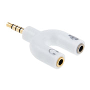 Adattatore splitter per cuffie e microfono femmina da 3,5 mm stereo maschio a 3,5 mm