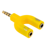 Adattatore splitter per cuffie e microfono femmina da 3,5 mm stereo maschio a 3,5 mm