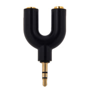 Adattatore splitter maschio stereo da 3,5 mm a femmina stereo doppio da 3,5 mm