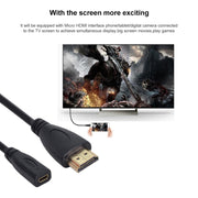 Cavo adattatore HDMI maschio a micro HDMI femmina da 20 cm, HDMI to Micro HDMI