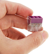 10 connettori push-in per scatola di giunzione a 6 pin per area in sezione Cavo rigido da 1-2,5 millimetri quadrati