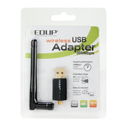 EDUP EP-N1581 Mini USB Wifi 802.11n/g/b 300Mbps 2.4GHz Adattatore wireless Antenna esterna, EP-N1581