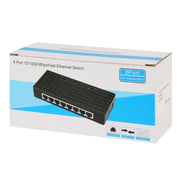 Switch desktop Ethernet a 8 porte 10/100/1000Mbps, 8 Ports 10/100/1000Mbps
