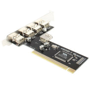 Scheda PCI USB 2.0 4+1 porte, USB 2.0 4+1 Ports