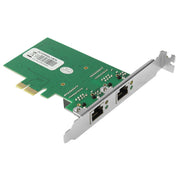 Adattatore scheda controller Dual Gigabit Ethernet PCI-Express 2 porte RJ45 10/100/1000 BASE-T (IO-PCE8111-2GLAN), 2 Ports RJ45