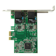 Adattatore scheda controller Dual Gigabit Ethernet PCI-Express 2 porte RJ45 10/100/1000 BASE-T (IO-PCE8111-2GLAN), 2 Ports RJ45