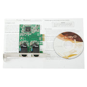 Adattatore scheda controller Dual Gigabit Ethernet PCI-Express 2 porte RJ45 10/100/1000 BASE-T (IO-PCE8111-2GLAN), 2 Ports RJ45
