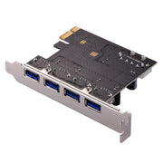 Scheda controller USB 3.0 4 porte PCI-E Express 5 Gbps, 4 Ports USB 3.0