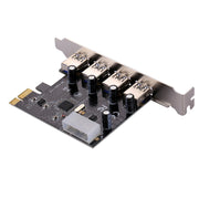 Scheda controller USB 3.0 4 porte PCI-E Express 5 Gbps, 4 Ports USB 3.0