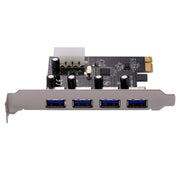 Scheda controller USB 3.0 4 porte PCI-E Express 5 Gbps, 4 Ports USB 3.0